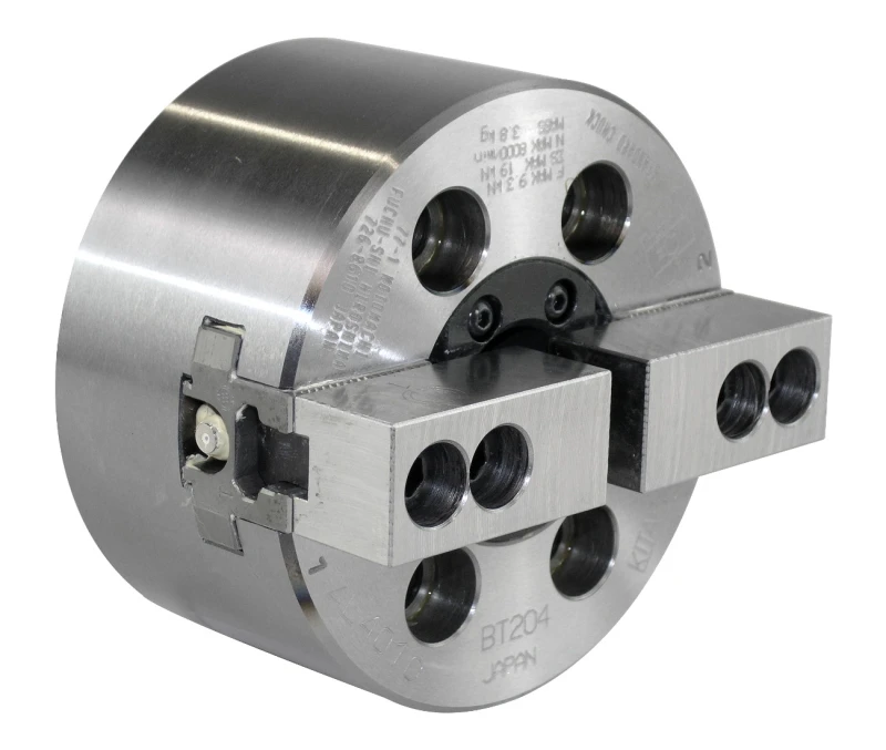 2-х кулачковый приводной патрон с открытым центром Kitagawa BT204